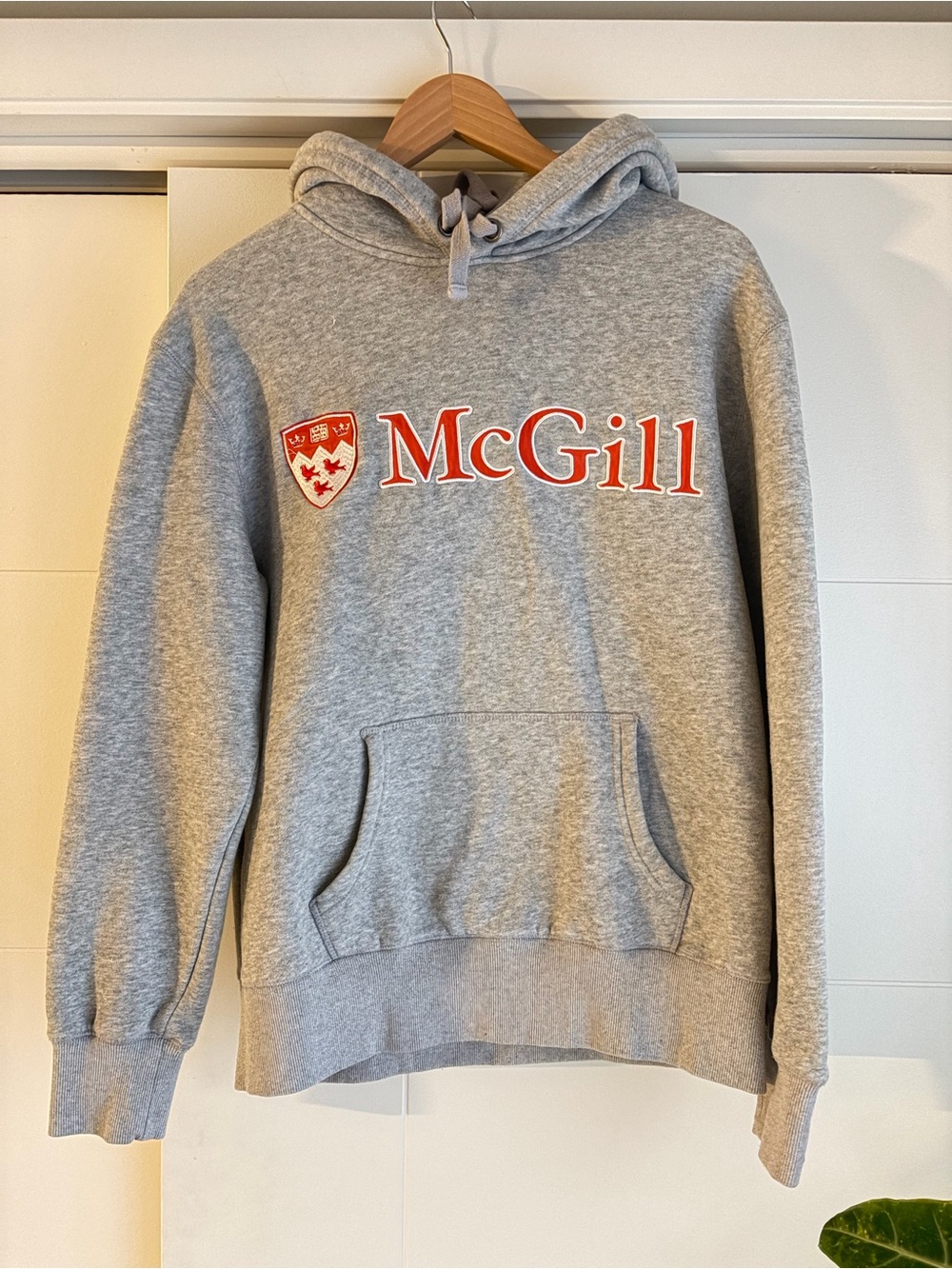 Men's Gray McGill University Pullover Hoodie